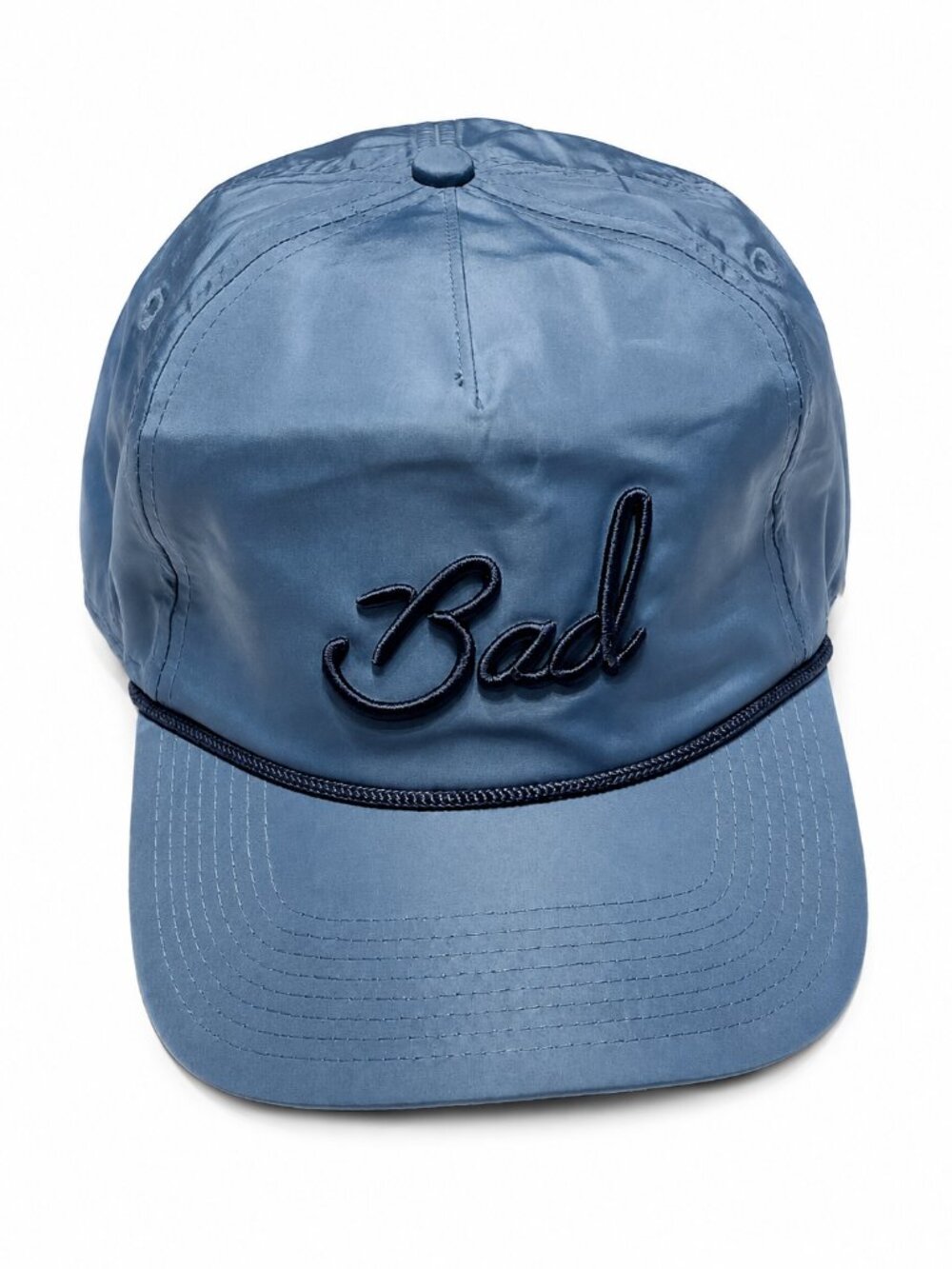 Bad Birdie Blue "Bad" Script Rope Golf Snapback Hat 🧢⚡